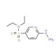 N,N-diethyl-6-hydrazinopyridine-3-sulfonamide - chemical structure image