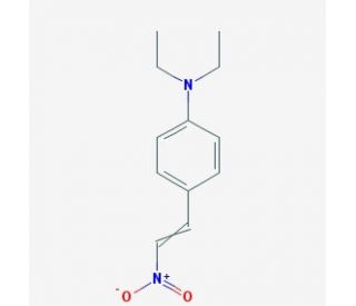 N,N-diethyl-N-{4-[2-nitrovinyl]phenyl}amine (CAS 147764-76-9) - chemical structure image