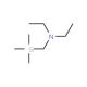 N,N-Diethyl(trimethylsilylmethyl)amine (CAS 10545-36-5) - chemical structure image