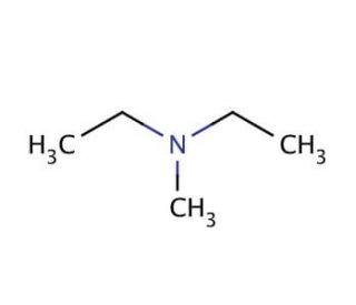 N,N-Diethylmethylamine (CAS 616-39-7) - chemical structure image