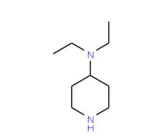 N,N-diethylpiperidin-4-amine (CAS 143300-64-5) - chemical structure image