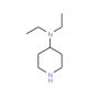 N,N-diethylpiperidin-4-amine (CAS 143300-64-5) - chemical structure image