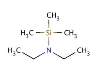 N,N-Diethyltrimethylsilylamine (CAS 996-50-9) - chemical structure image