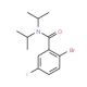 N, N-Diisopropyl 2-bromo-5-fluorobenzamide (CAS 951884-15-4) - chemical structure image