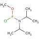 N,N-Diisopropylmethylphosphonamidic chloride (CAS 86030-43-5) - chemical structure image
