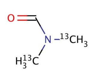 N,N-Dimethyl-13C2-formamide (CAS 117880-10-1) - chemical structure image