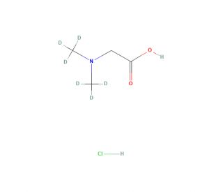 N,N-Dimethyl-d6-glycine Hydrochloride (CAS 347840-03-3) - chemical structure image