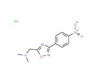 N,N-dimethyl-N-{[3-(4-nitrophenyl)-1,2,4-oxadiazol-5-yl]methyl}amine hydrochloride - chemical structure image