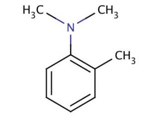 N,N-Dimethyl-o-toluidine (CAS 609-72-3) - chemical structure image