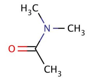 N,N-Dimethylacetamide (CAS 127-19-5) - chemical structure image
