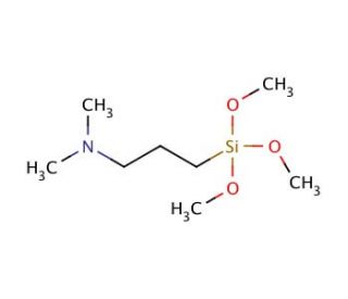 (N,N-Dimethylaminopropyl)trimethoxysilane (CAS 2530-86-1) - chemical structure image