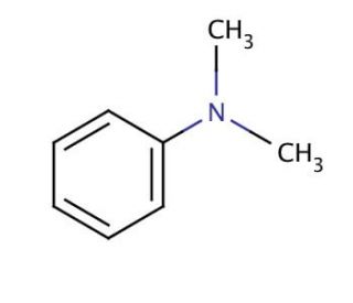 N,N-Dimethylaniline (CAS 121-69-7) - chemical structure image