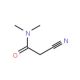N,N-Dimethylcyanoacetamide (CAS 7391-40-4) - chemical structure image