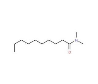 N,N-Dimethyldecanamide (CAS 14433-76-2) - chemical structure image