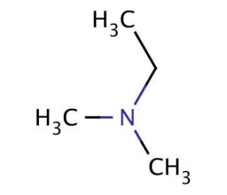 N,N-Dimethylethylamine (CAS 598-56-1) - chemical structure image