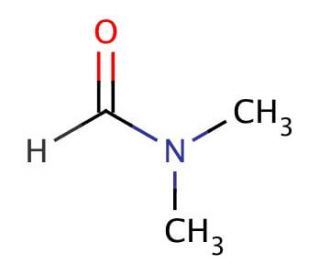 N,N-Dimethylformamide (CAS 68-12-2) - chemical structure image