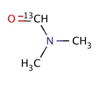 N,N-Dimethylformamide-carbonyl-13C (CAS 32488-43-0) - chemical structure image
