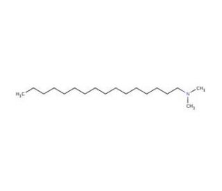 N,N-Dimethylhexadecylamine (CAS 112-69-6) - chemical structure image