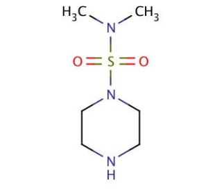 N,N-dimethylpiperazine-1-sulfonamide - chemical structure image