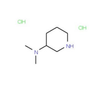 N,N-Dimethylpiperidin-3-aminedihydrochloride (CAS 126584-46-1) - chemical structure image