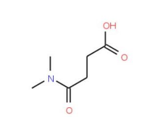 N,N-Dimethylsuccinamic acid (CAS 2564-95-6) - chemical structure image