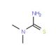 N,N-dimethylthiourea (CAS 6972-05-0) - chemical structure image