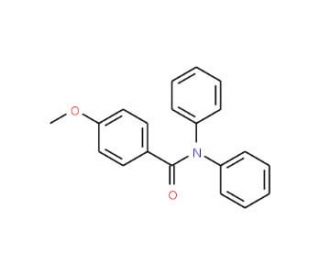 N,N-Diphenyl-4-methoxybenzamide (CAS 16034-40-5) - chemical structure image