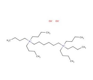 N,N,N,N&prime;,N&prime;,N&prime;-Hexabutylhexamethylenediammonium dihydroxide solution (CAS 69762-88-5) - chemical structure image