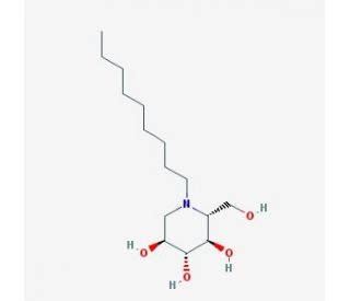 N-(n-Nonyl)deoxynojirimycin (CAS 81117-35-3) - chemical structure image