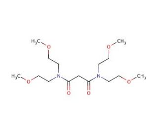 N,N,N&prime;,N&prime;-Tetrakis-(2-methoxy-ethyl)-malonamide - chemical structure image