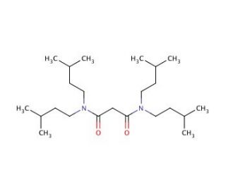 N,N,N&prime;,N&prime;-Tetrakis-(3-methyl-butyl)-malonamide - chemical structure image
