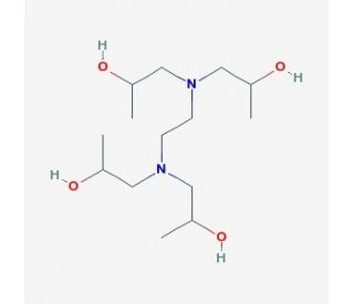 N,N,N&prime;,N&prime;-Tetrakis(2-hydroxypropyl)ethylenediamine (CAS 102-60-3) - chemical structure image
