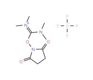 N,N,N&prime;,N&prime;-Tetramethyl-O-(N-succinimidyl)uronium tetrafluoroborate (CAS 105832-38-0) - chemical structure image