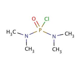 N,N,N&prime;,N&prime;-Tetramethylphosphorodiamidic chloride (CAS 1605-65-8) - chemical structure image