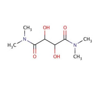 N,N,N&prime;,N&prime;-Tetramethyltartramide (CAS 26549-65-5) - chemical structure image
