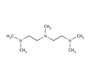 N,N,N&prime;,N&prime;&prime;,N&prime;&prime;-Pentamethyldiethylenetriamine (CAS 3030-47-5) - chemical structure image