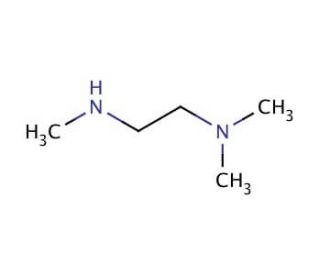 N,N,N&prime;-Trimethylethylenediamine (CAS 142-25-6) - chemical structure image