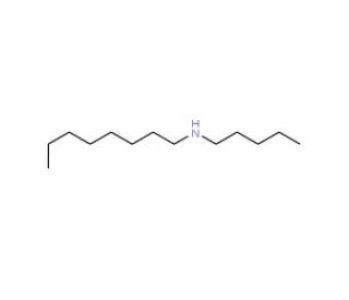N-(n-Octyl)-n-pentylamine (CAS 6835-13-8) - chemical structure image