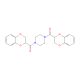 N,N′-Bis(1,4-benzodioxane-2-carbonyl)piperazine (CAS 617677-53-9) - chemical structure image