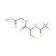 N-(N-Trifluoroacetyl-L-cysteinyl)glycine methyl ester (CAS 75290-62-9) - chemical structure image