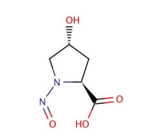 N-Nitroso-L-hydroxyproline (CAS 30310-80-6) - chemical structure image