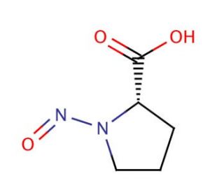 N-Nitroso-L-proline (CAS 7519-36-0) - chemical structure image