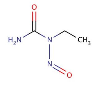 N-Nitroso-N-ethylurea (CAS 759-73-9) - chemical structure image