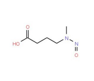 N-Nitroso-N-methyl-4-aminobutyric Acid (CAS 61445-55-4) - chemical structure image