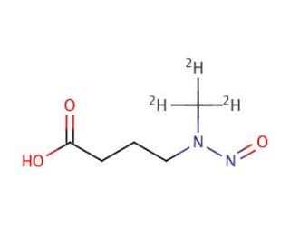 N-Nitroso-N-methyl-4-aminobutyric Acid, Methyl Ester (CAS 51938-17-1) - chemical structure image