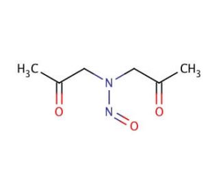 N-Nitrosobis(2-oxopropyl)amine (CAS 60599-38-4) - chemical structure image