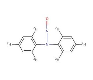 N-Nitrosodiphenylamine-2,2&prime;,4,4&prime;,6,6&prime;-d6 (CAS 93951-95-2) - chemical structure image