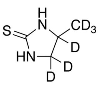 N,N&prime;-(1,2-Propylene)thiourea-d6 (CAS 2122-19-2) - chemical structure image