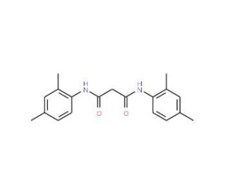 N,N&prime;-Bis-(2,4-dimethyl-phenyl)-malonamide (CAS 58271-37-7) - chemical structure image