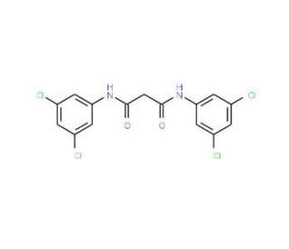 N,N&prime;-Bis-(3,5-dichloro-phenyl)-malonamide - chemical structure image